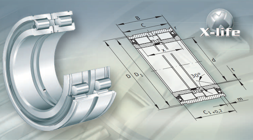 山東進(jìn)口軸承|雙列滿(mǎn)裝圓柱滾子軸承