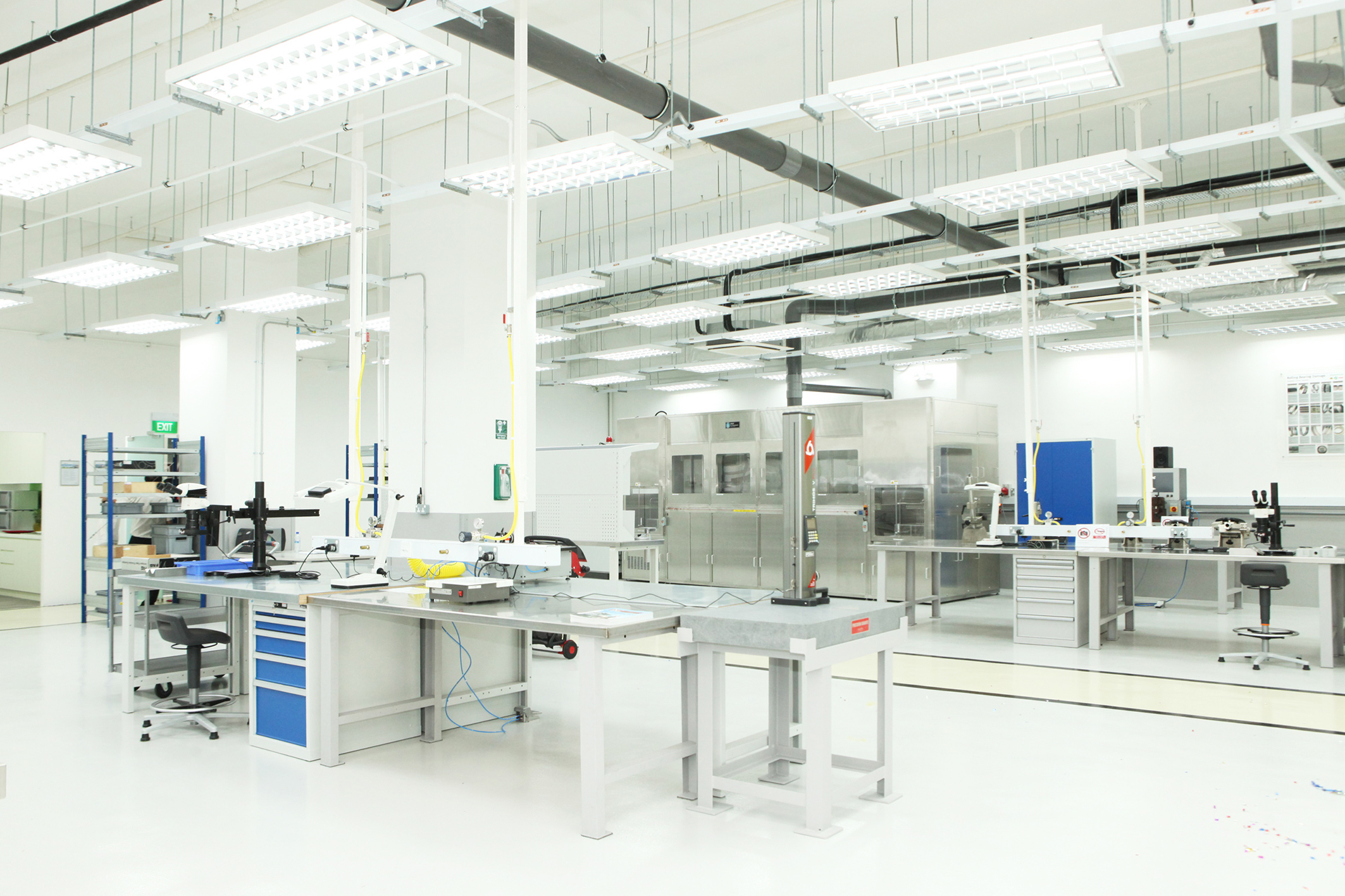 FAG航空航天新加坡公司的軸承測試、修復和再制造中心概覽圖。